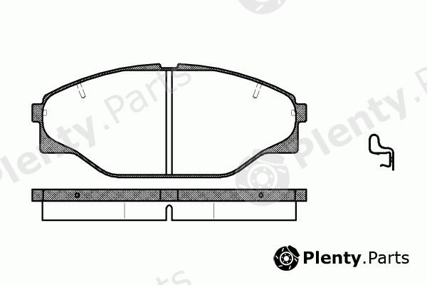  REMSA part 0314.04 (031404) Brake Pad Set, disc brake