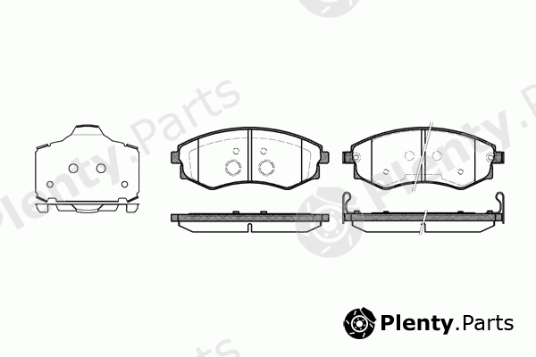 REMSA part 0318.03 (031803) Brake Pad Set, disc brake