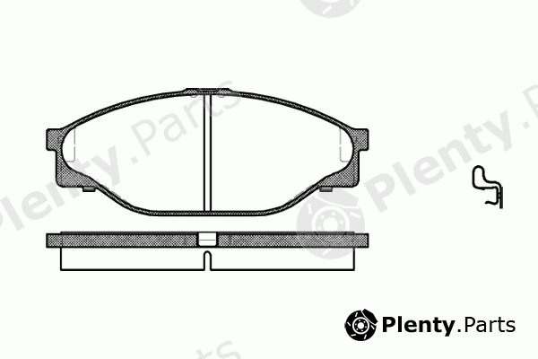  REMSA part 0412.20 (041220) Brake Pad Set, disc brake