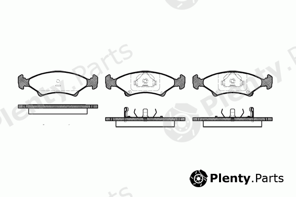  REMSA part 0502.02 (050202) Brake Pad Set, disc brake