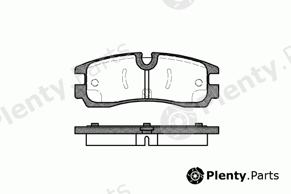  REMSA part 0566.30 (056630) Brake Pad Set, disc brake