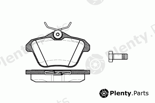  REMSA part 0581.10 (058110) Brake Pad Set, disc brake