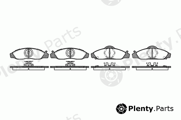  REMSA part 0624.12 (062412) Brake Pad Set, disc brake