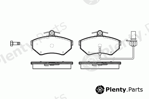  REMSA part 0631.12 (063112) Brake Pad Set, disc brake