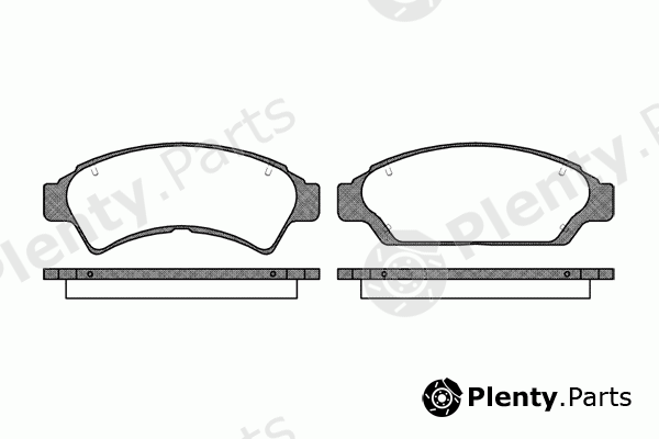  REMSA part 0642.00 (064200) Brake Pad Set, disc brake
