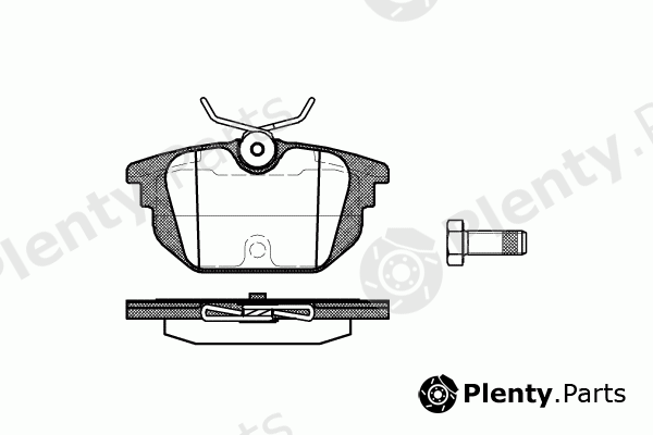  REMSA part 0692.00 (069200) Brake Pad Set, disc brake