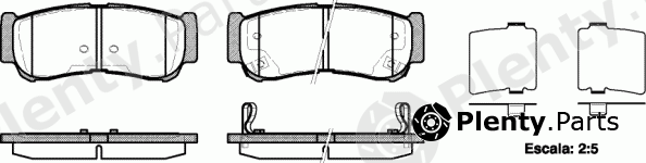  REMSA part 1239.02 (123902) Brake Pad Set, disc brake
