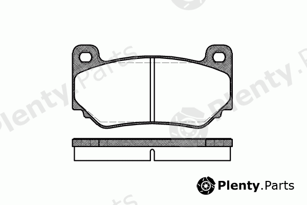  REMSA part 1057.00 (105700) Brake Pad Set, disc brake