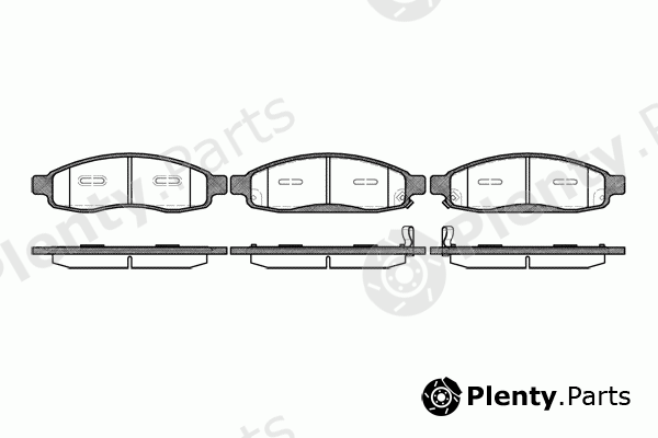  REMSA part 1094.12 (109412) Brake Pad Set, disc brake