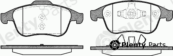  REMSA part 1389.00 (138900) Brake Pad Set, disc brake