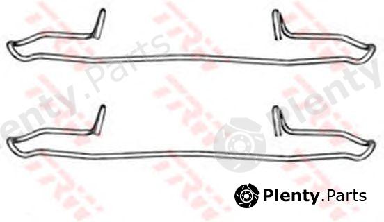  TRW part PFK349 Accessory Kit, disc brake pads
