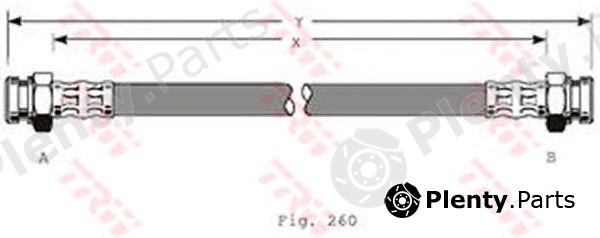  TRW part PHA368 Brake Hose