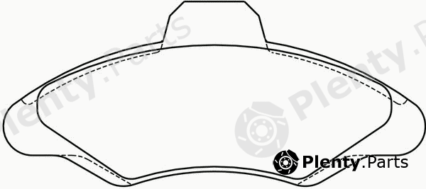  PAGID part T9012 Brake Pad Set, disc brake