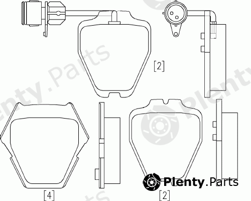  PAGID part T1183 Brake Pad Set, disc brake