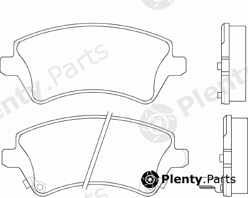  PAGID part T3120 Brake Pad Set, disc brake