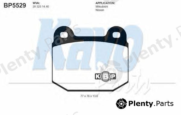  KAVO PARTS part BP-5529 (BP5529) Brake Pad Set, disc brake