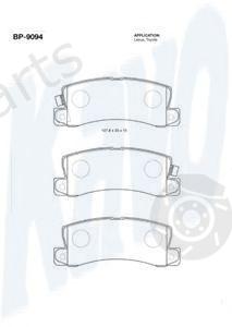  KAVO PARTS part BP-9094 (BP9094) Brake Pad Set, disc brake