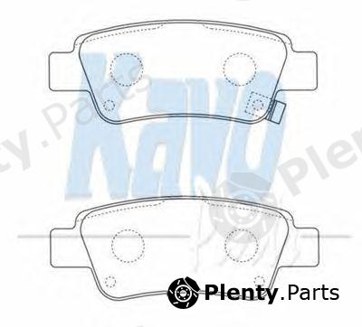  KAVO PARTS part BP-2055 (BP2055) Brake Pad Set, disc brake