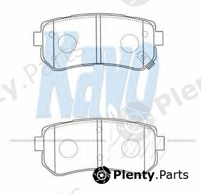  KAVO PARTS part BP-4018 (BP4018) Brake Pad Set, disc brake