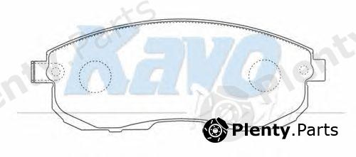  KAVO PARTS part BP-6602 (BP6602) Brake Pad Set, disc brake