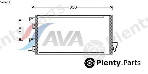  AVA QUALITY COOLING part BW5256 Condenser, air conditioning