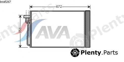  AVA QUALITY COOLING part BWA5267 Condenser, air conditioning