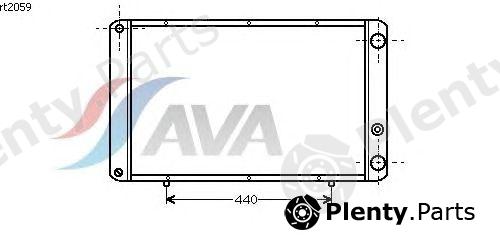  AVA QUALITY COOLING part RT2059 Radiator, engine cooling