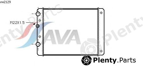  AVA QUALITY COOLING part VW2129 Radiator, engine cooling