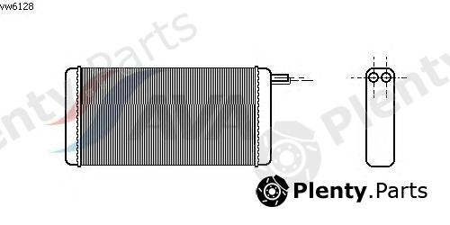  AVA QUALITY COOLING part VW6128 Heat Exchanger, interior heating