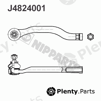  NIPPARTS part J4824001 Tie Rod End