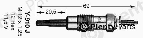  NGK part 3617 Glow Plug