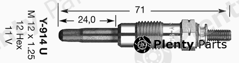  NGK part 2643 Glow Plug