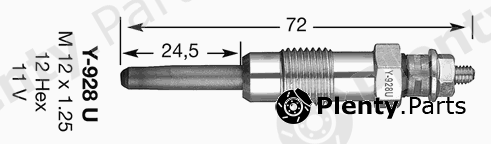  NGK part 5700 Glow Plug