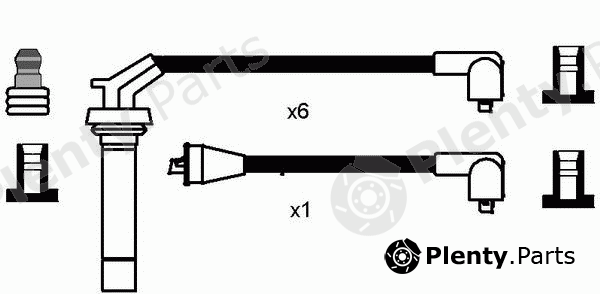  NGK part 7384 Ignition Cable Kit