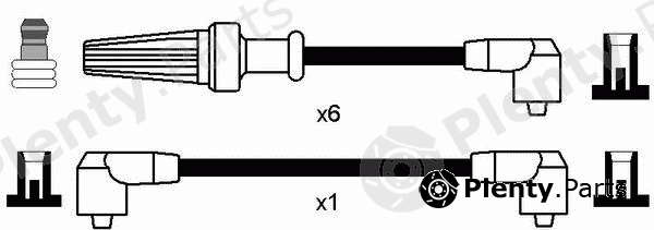  NGK part 7117 Ignition Cable Kit