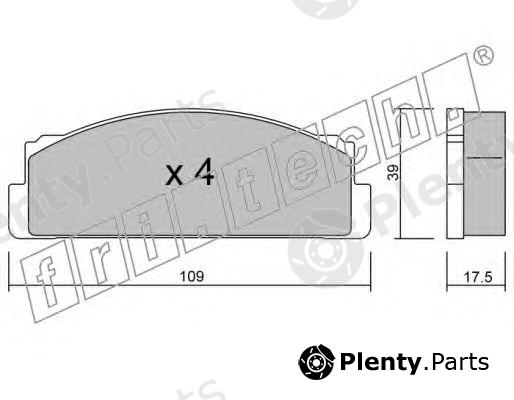 fri.tech. part 001.0 (0010) Brake Pad Set, disc brake