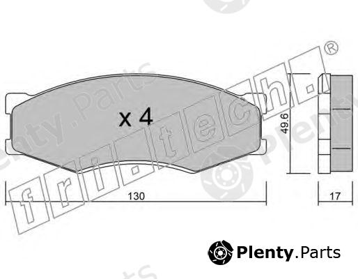  fri.tech. part 068.0 (0680) Brake Pad Set, disc brake