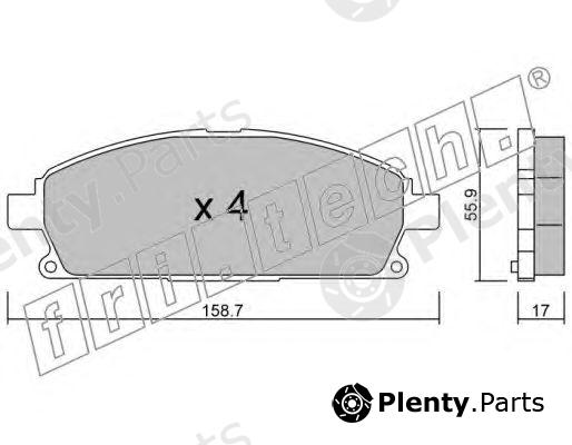  fri.tech. part 421.0 (4210) Brake Pad Set, disc brake