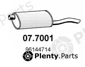  ASSO part 07.7001 (077001) End Silencer