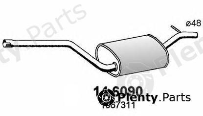  ASSO part 14.6090 (146090) Middle Silencer