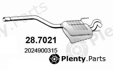 ASSO part 28.7021 (287021) End Silencer