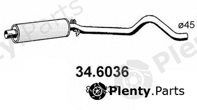  ASSO part 34.6036 (346036) Middle Silencer