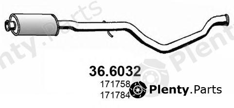  ASSO part 36.6032 (366032) Middle Silencer