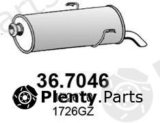  ASSO part 36.7046 (367046) End Silencer