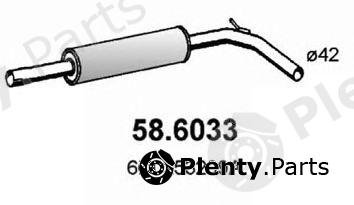 ASSO part 58.6033 (586033) Middle Silencer