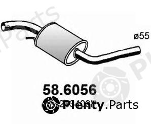  ASSO part 58.6056 (586056) Middle Silencer