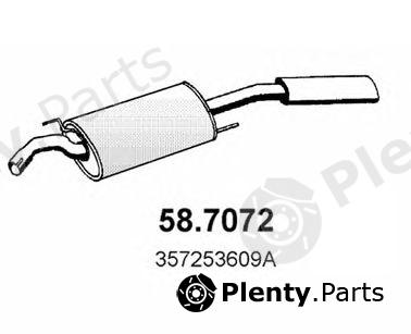  ASSO part 58.7072 (587072) End Silencer