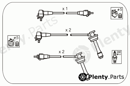  JANMOR part JP205 Ignition Cable Kit