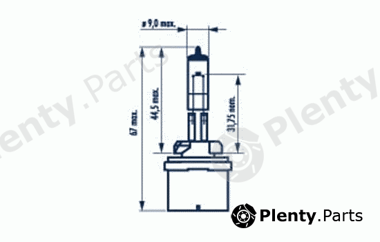  NARVA part 48041 Bulb, fog light