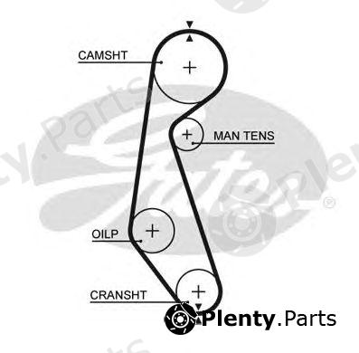  GATES part 5090 Timing Belt